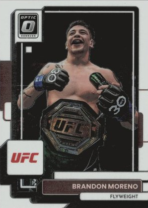 Brandon Moreno 2023 Panini Donruss Optic UFC Base #29 Blue