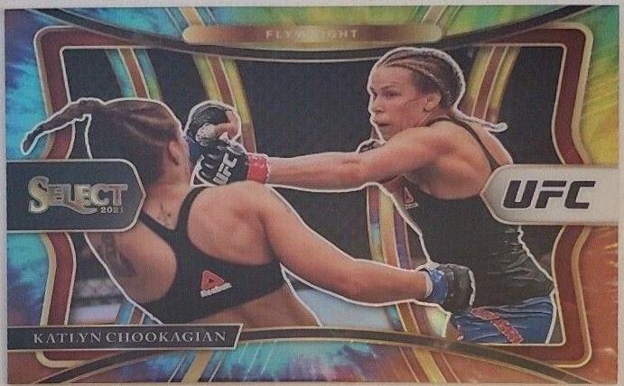 Katlyn Cerminara 2021 Panini Select UFC Premier Level #165 Tie Dye