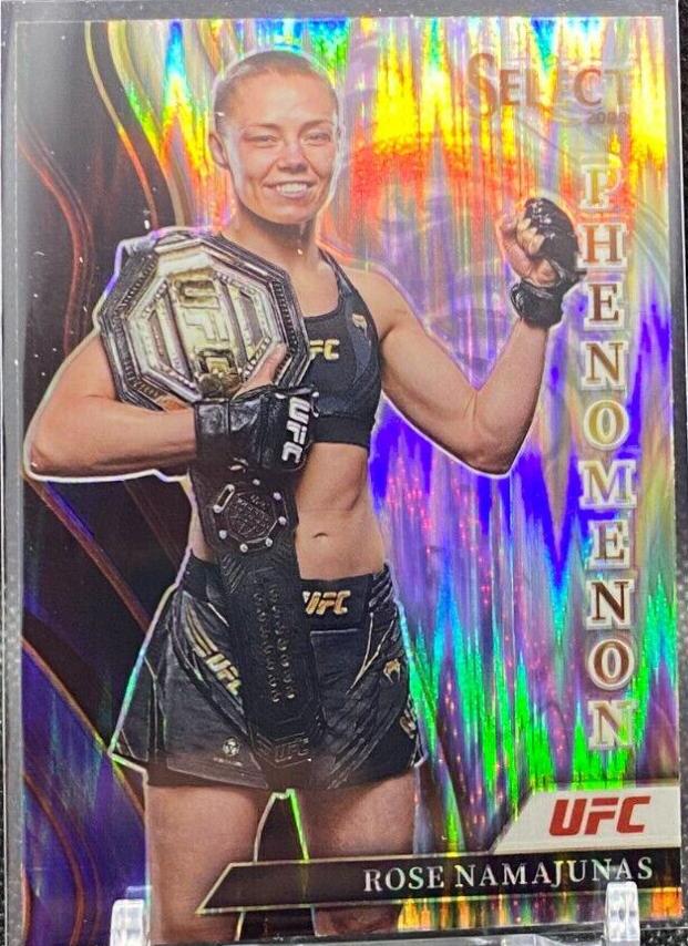 Rose Namajunas 2022 Panini Select UFC Phenomenon #6 Silver