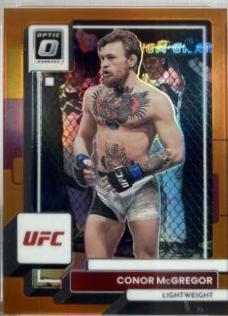 Conor McGregor 2023 Panini Donruss Optic UFC Base #86 Orange