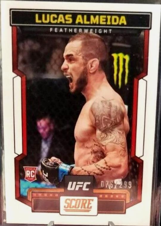 Lucas Almeida 2023 Panini Chronicles UFC Base Score #198 Bronze