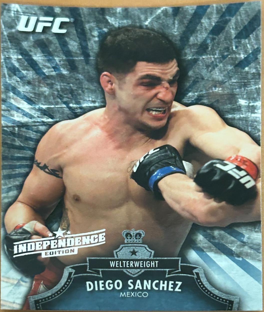 Diego Sanchez 2012 Topps UFC Bloodlines Base #54 Independence Edition