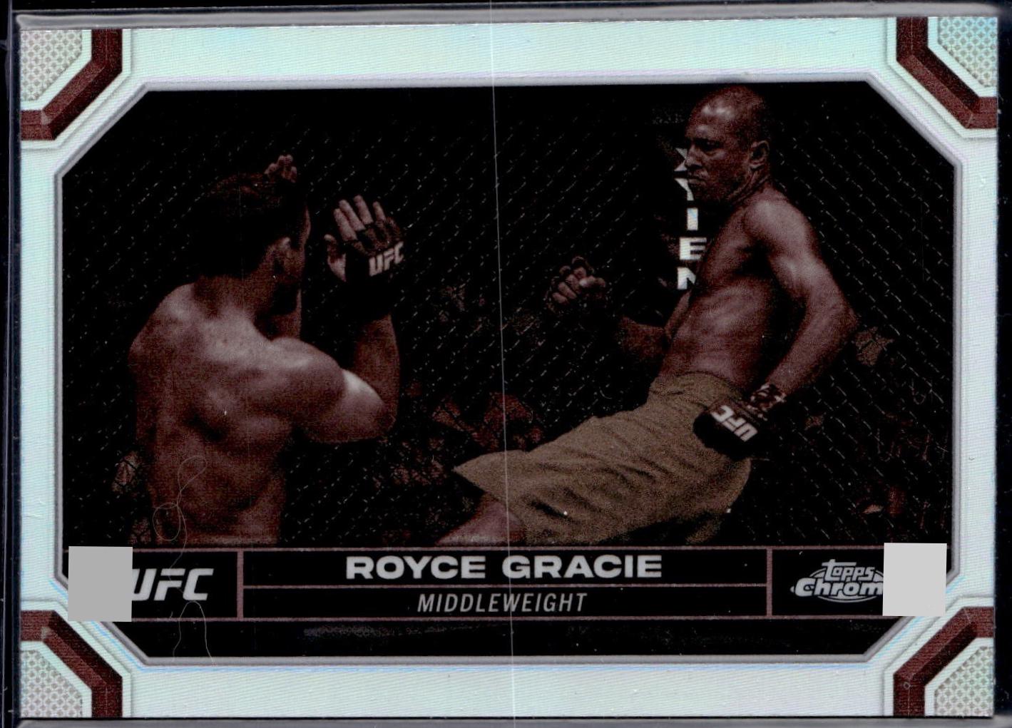 Royce Gracie 2024 Topps Chrome UFC Base #170 Sepia Refractor