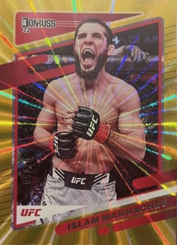 Islam Makhachev 2022 Panini Donruss UFC Base #1 Gold