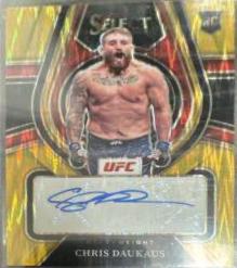 Chris Daukaus 2022 Panini Select UFC Rookie Signatures #3 Disco