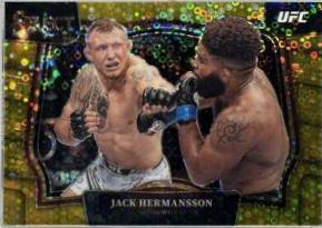 Jack Hermansson 2023 Panini Select UFC Octagonside #290 Gold Disco