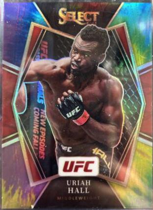 Uriah Hall 2022 Panini Select UFC Premier Level #134 Tie Dye