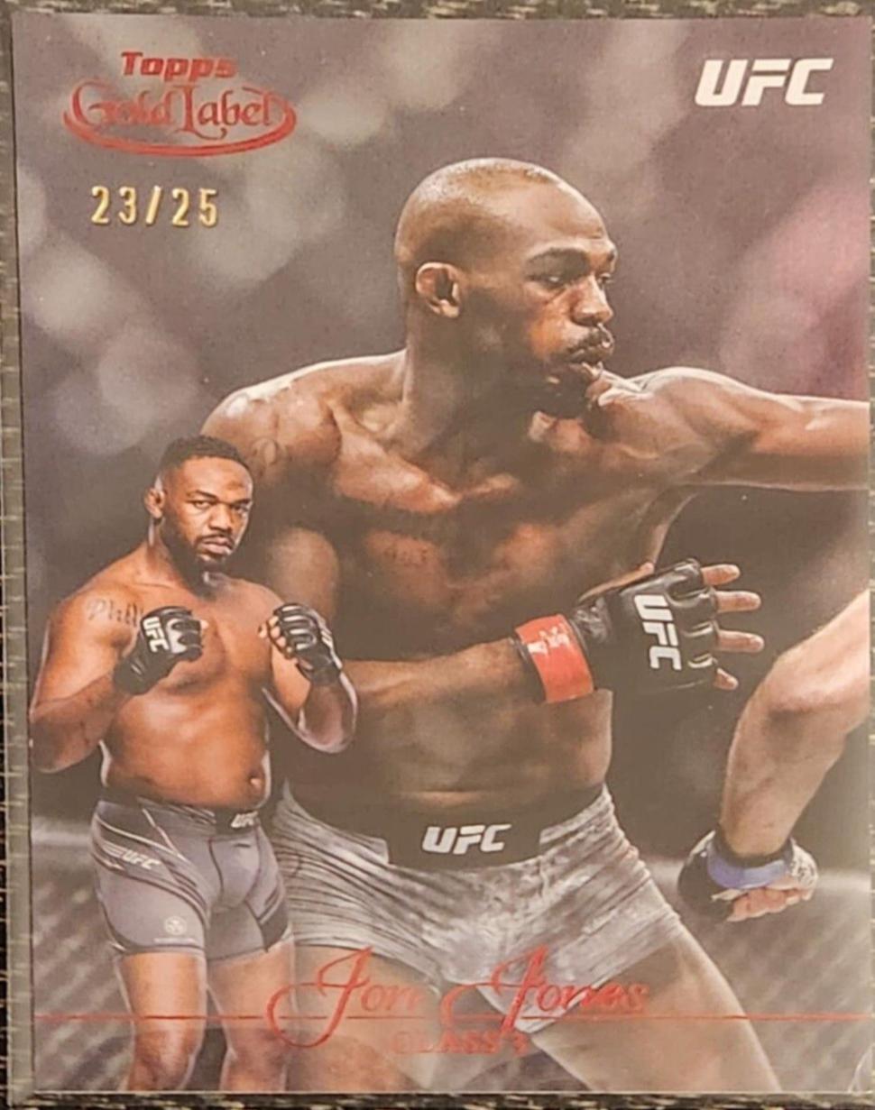 Jon Jones 2024 Topps Gold Label UFC Base Class III #44 Red