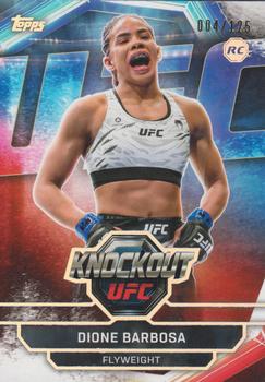 Dione Barbosa 2026 Topps Knockout UFC Base #80 Holo Silver