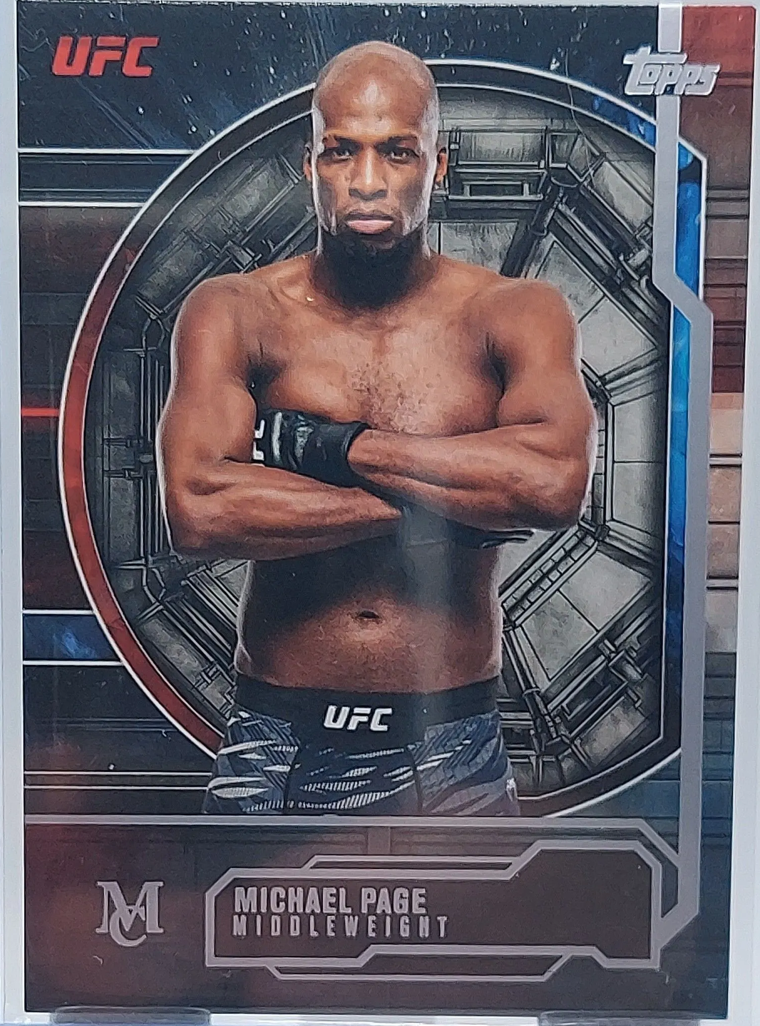 Michael Page 2026 Topps Knockout UFC Museum Collection #MC-38 Blue