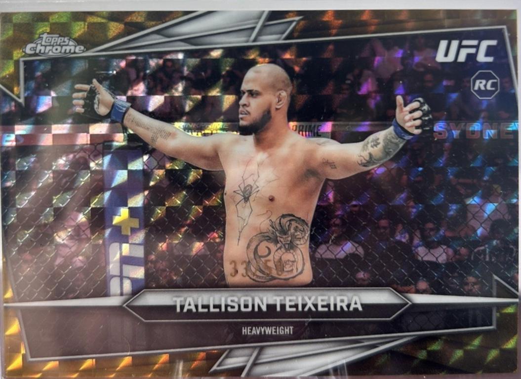 Tallison Teixeira 2026 Topps Chrome UFC Base Autographs #BAV-TT Gold Refractor