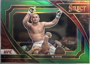 BJ Penn 2023 Panini Select UFC Mezzanine #397 Green