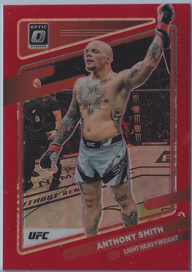Anthony Smith 2022 Panini Donruss Optic UFC Base #20 Red