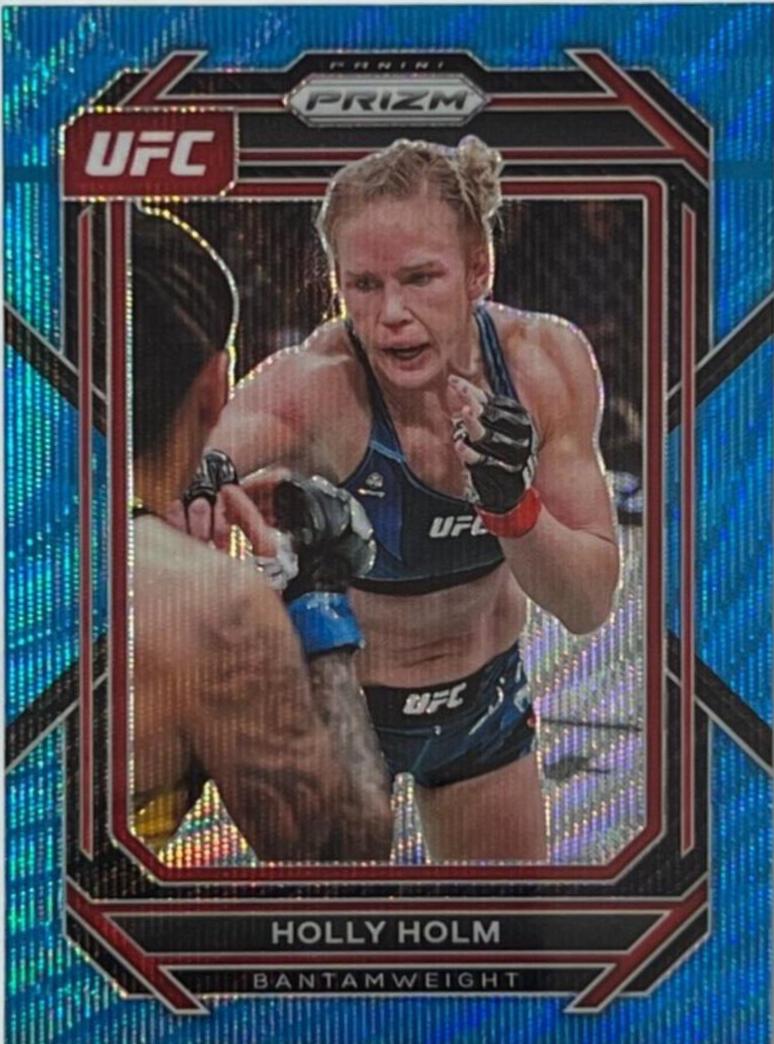 Holly Holm 2023 Panini Prizm UFC Base #157 Blue Wave