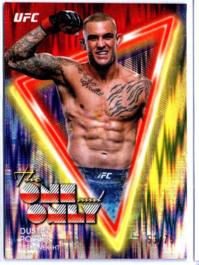 Dustin Poirier 2025 Topps Midnight UFC The One and Only #OO-8 Dusk
