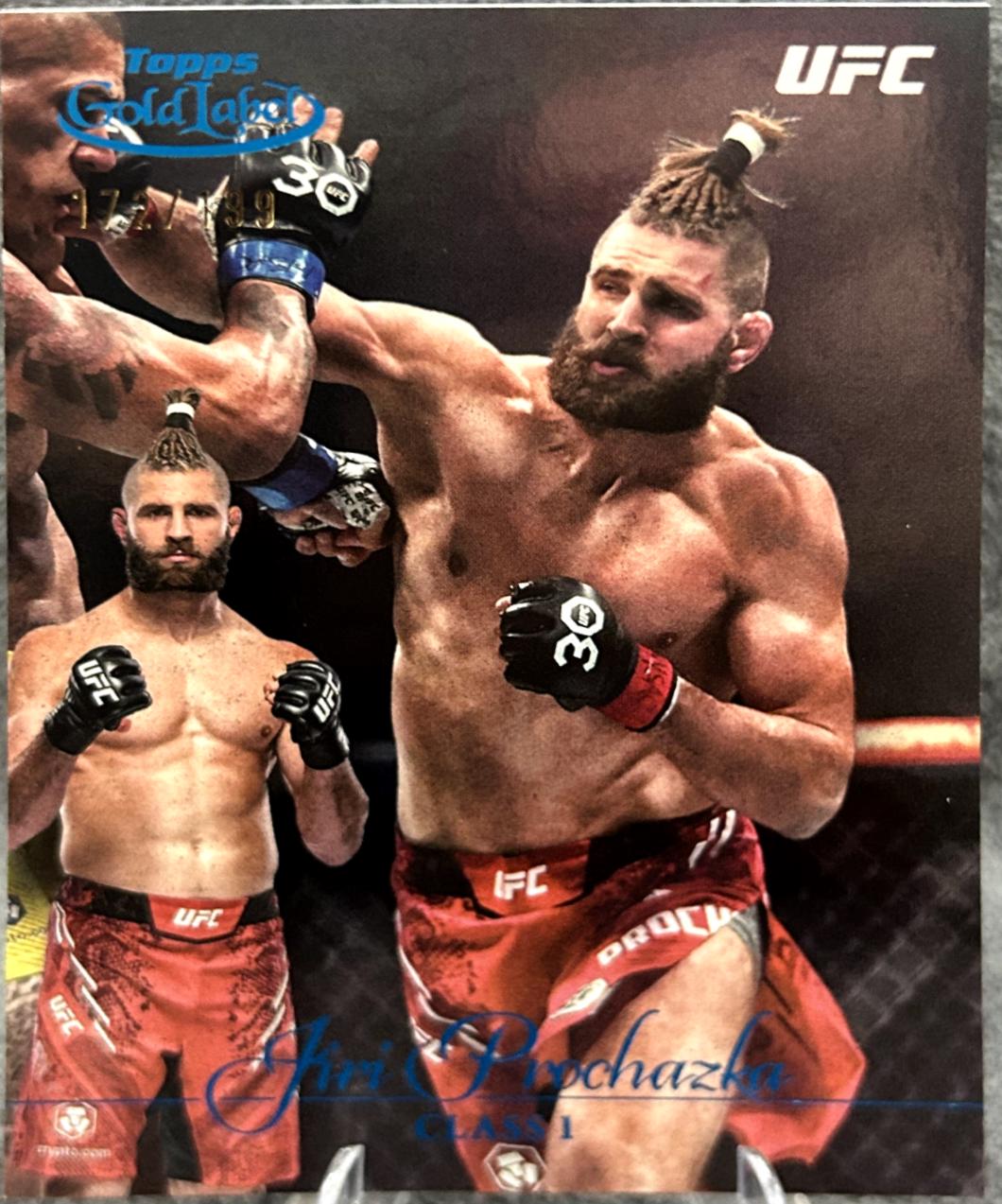 Jiri Prochazka 2024 Topps Gold Label UFC Base Class I #86 Blue