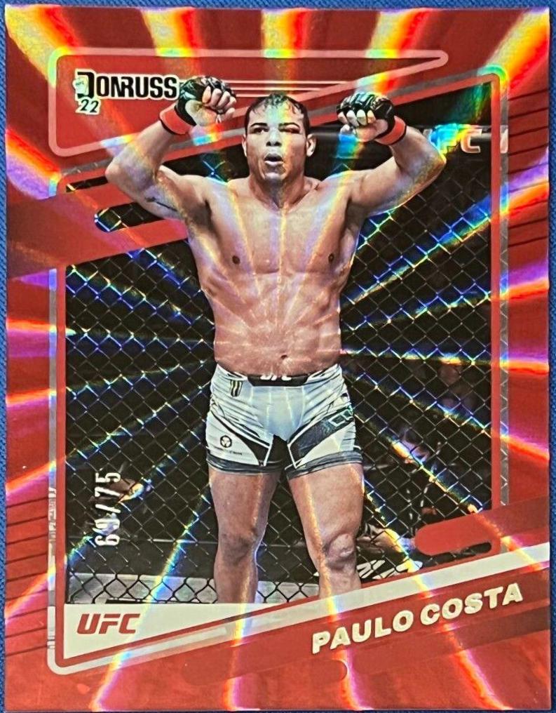 Paulo Costa 2022 Panini Donruss UFC Base #66 Red