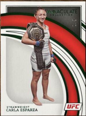 Carla Esparza 2022 Panini Immaculate UFC Base #3 Green