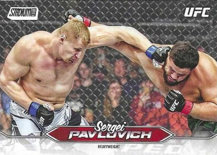 Sergei Pavlovich 2025 Topps Stadium Club UFC Base #143 First Day Issue