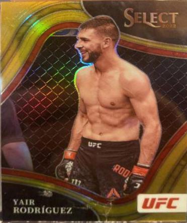 Yair Rodríguez 2022 Panini Select UFC Octagonside #265 Black and Gold