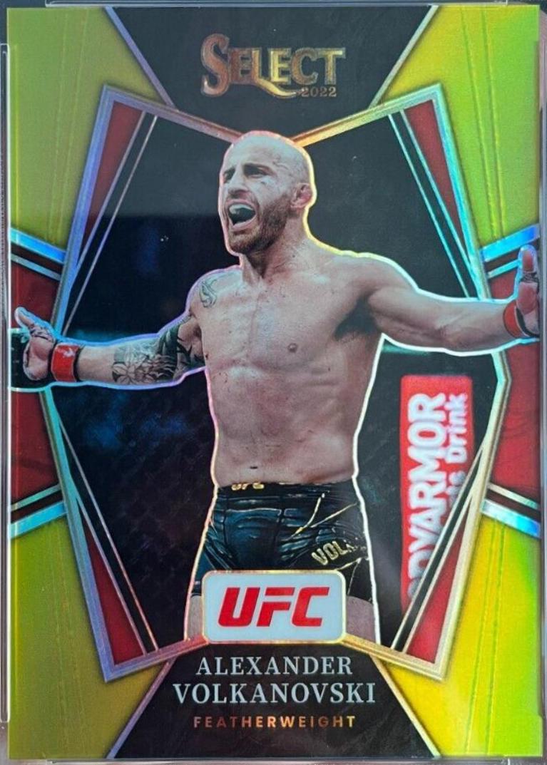 Alexander Volkanovski 2022 Panini Select UFC Premier Level #111 Gold