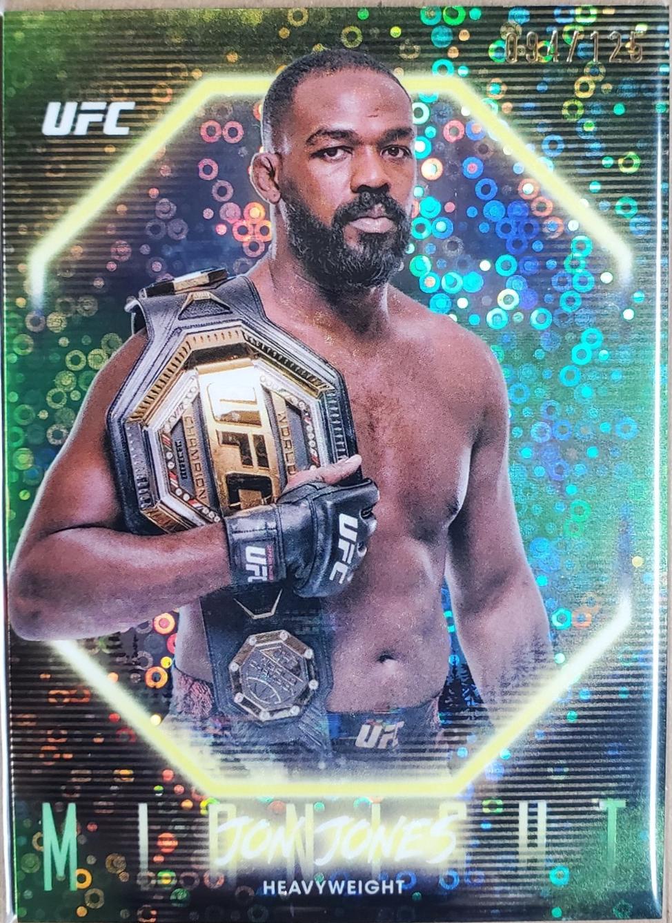 Jon Jones 2025 Topps Midnight UFC Base #99 Morning