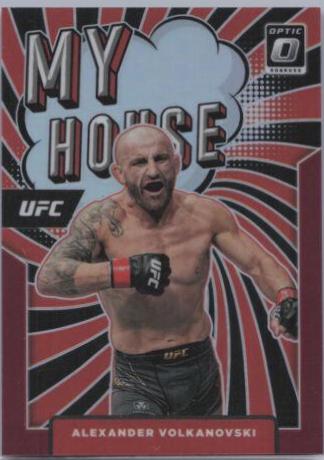 Alexander Volkanovski 2022 Panini Donruss Optic UFC My House #8 Red
