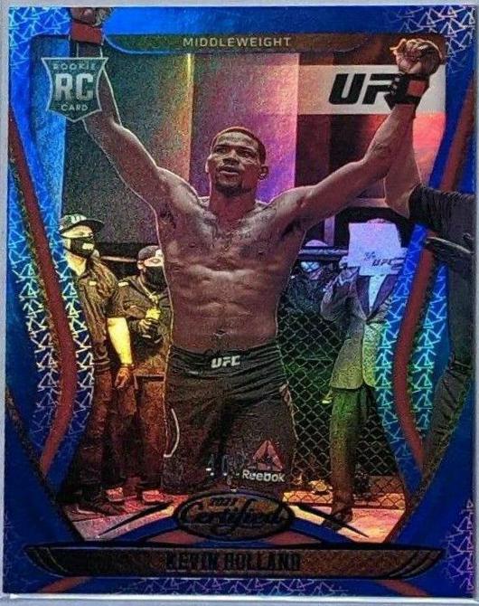 Kevin Holland 2021 Panini Chronicles UFC Base Certified #140 Blue