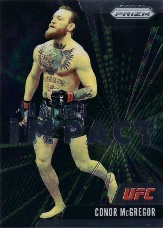 Conor McGregor 2021 Panini Prizm UFC Instant Impact #9 Black