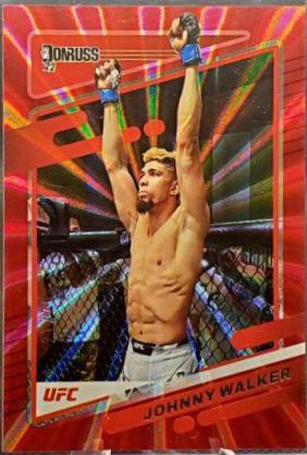 Johnny Walker 2022 Panini Donruss UFC Base #134 Red