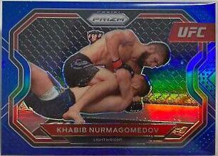 Khabib Nurmagomedov 2021 Panini Prizm UFC Base #181 Blue