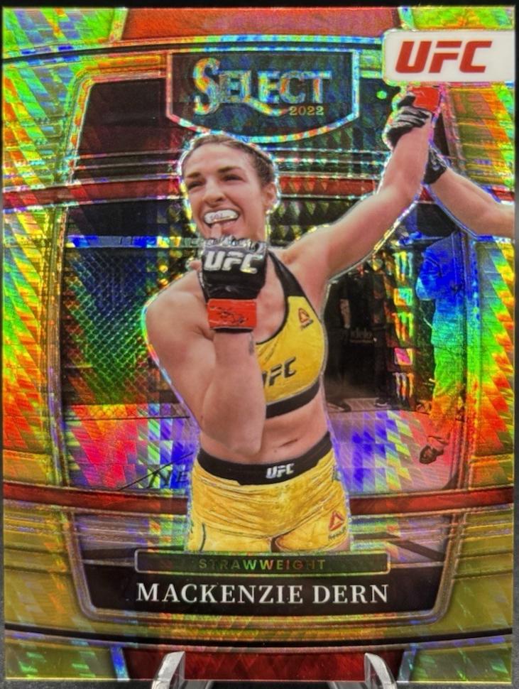 Mackenzie Dern 2022 Panini Select UFC Concourse #10 Lucky Envelopes
