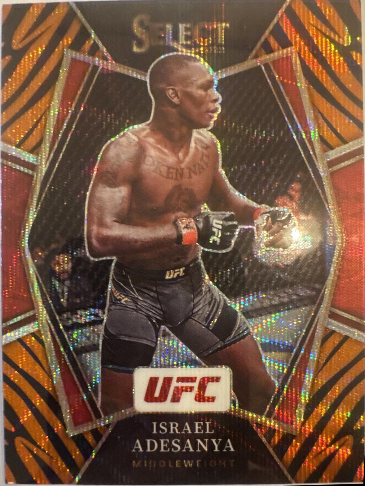 Israel Adesanya 2022 Panini Select UFC Premier Level #121 Tiger