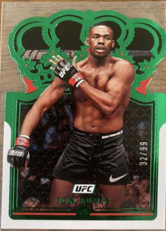 Jon Jones 2022 Panini Chronicles UFC Base Spectra #400 Green