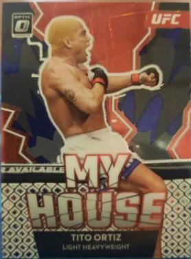 Tito Ortiz 2023 Panini Donruss Optic UFC My House #15 Purple Velocity