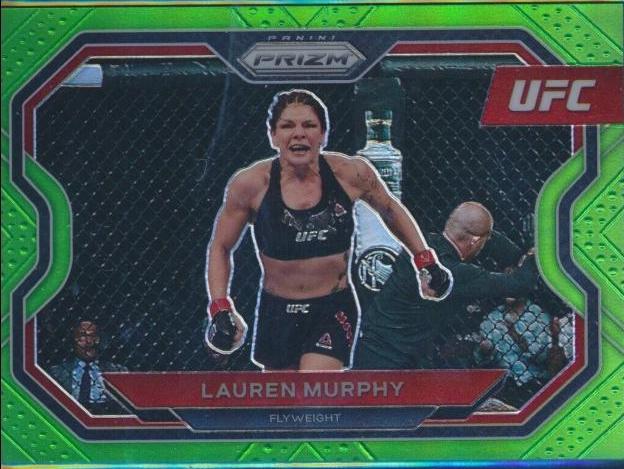 Lauren Murphy 2021 Panini Prizm UFC Base #191 Neon Green