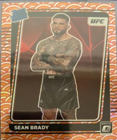 Sean Brady 2022 Panini Donruss Optic UFC Base #118 Photon