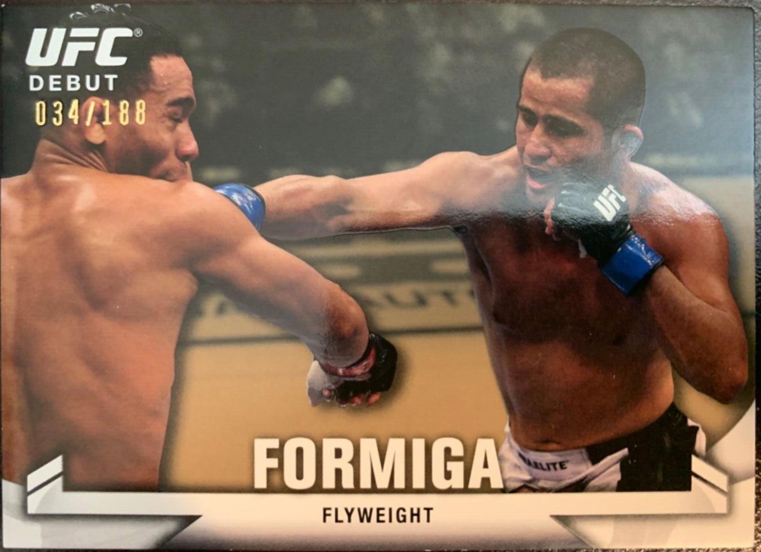 Jussier Formiga 2013 Topps UFC Knockout Base #82 Gold