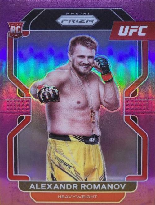 Alexandr Romanov 2022 Panini Prizm UFC Base #137 Purple