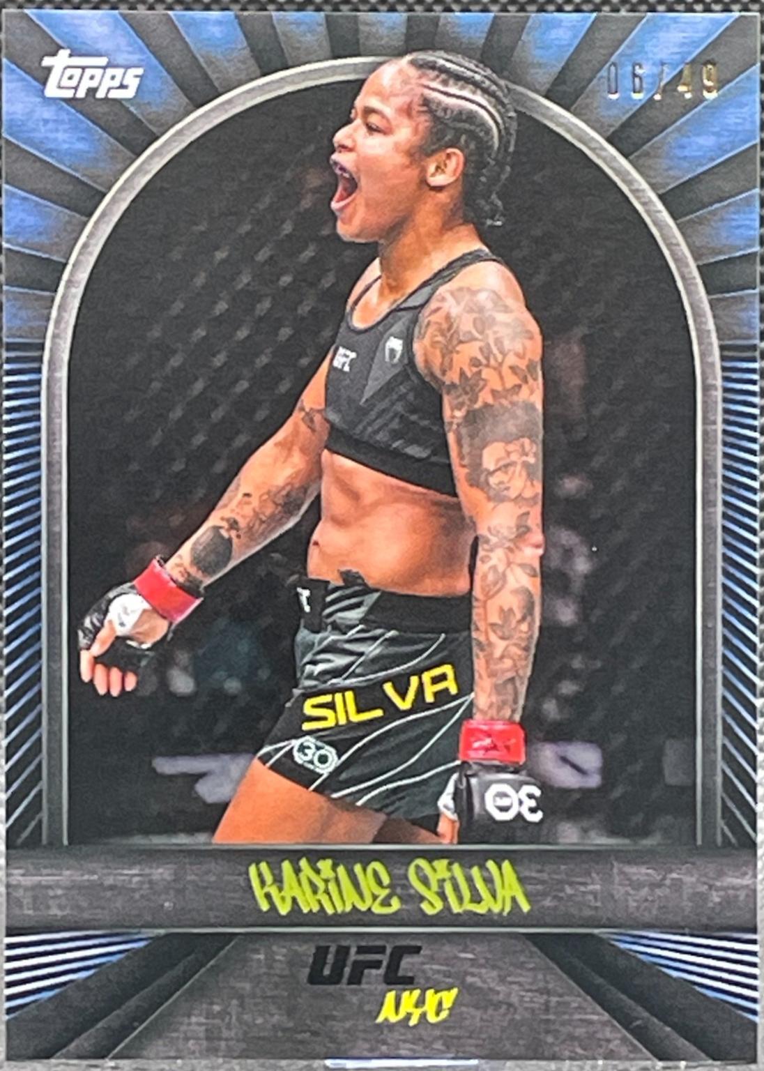 Karine Silva 2024 Topps UFC NYC Base #10 Blue