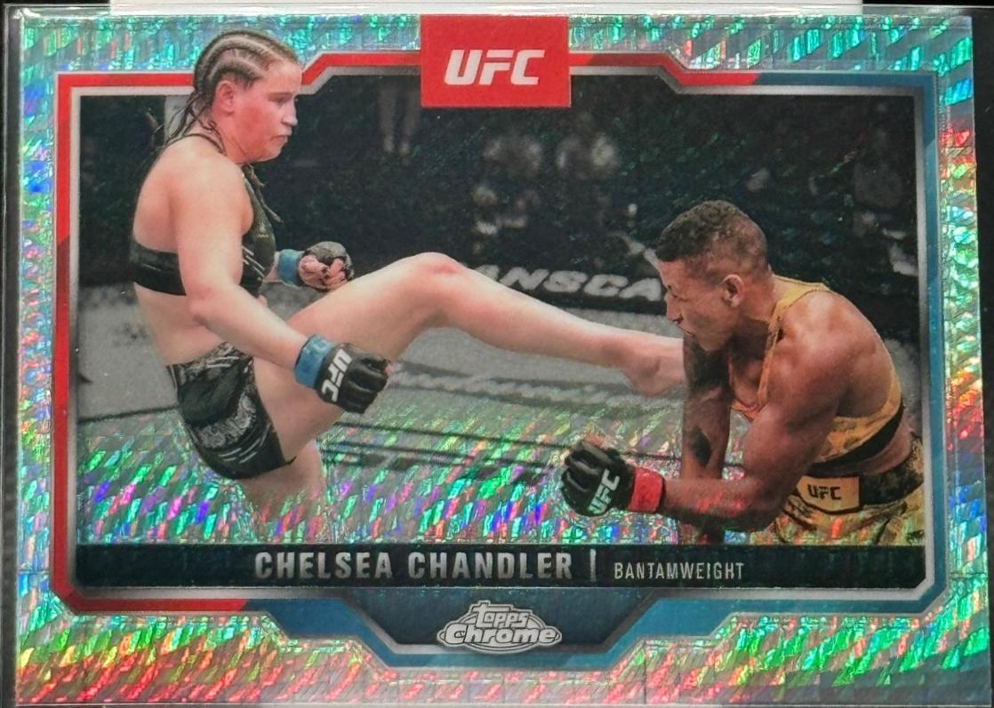 Chelsea Chandler 2025 Topps Chrome UFC Base #79 Prism Refractor