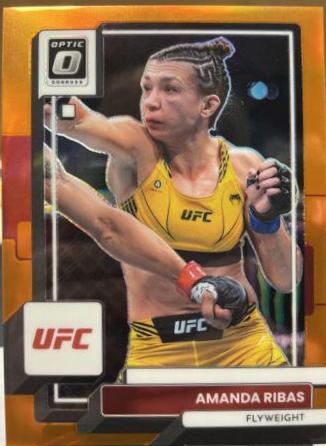 Amanda Ribas 2023 Panini Donruss Optic UFC Base #88 Orange
