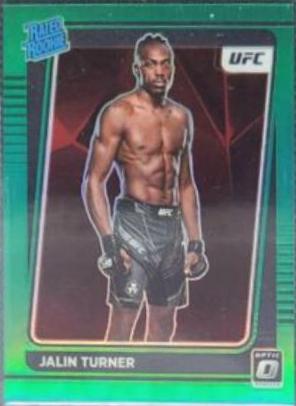 Jalin Turner 2022 Panini Donruss Optic UFC Base #114 Green