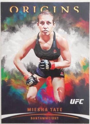 Miesha Tate 2022 Panini Chronicles UFC Base Origins #140 Gold