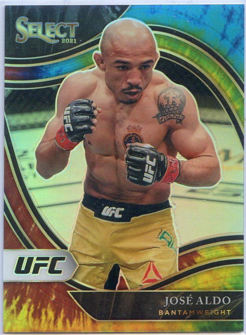 José Aldo 2021 Panini Select UFC Octagonside #235 Tie Dye