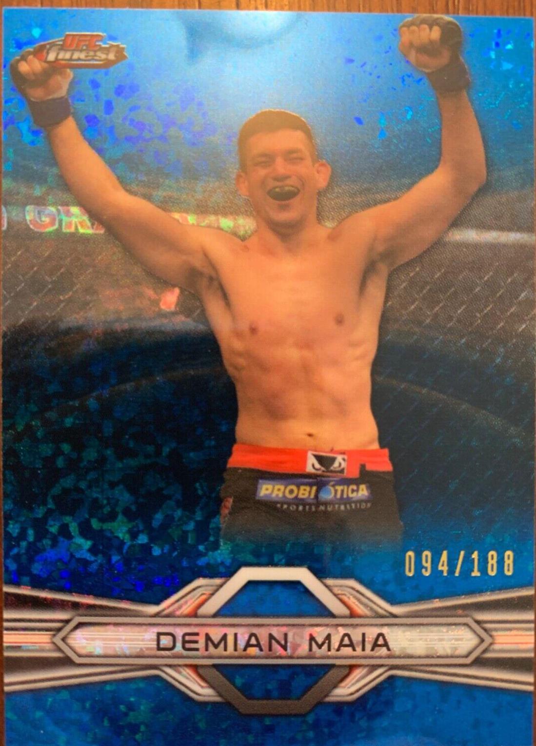 Demian Maia 2013 Topps Finest UFC Base #86 Blue