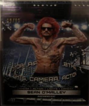 Sean O'Malley 2024 Topps Knockout UFC Lights (Lights, Camera, Action) #LTS-19 Purple