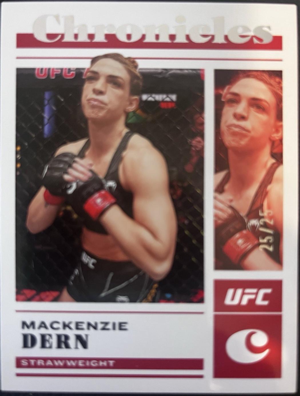 Mackenzie Dern 2023 Panini Chronicles UFC Base Chronicles #10 Silver