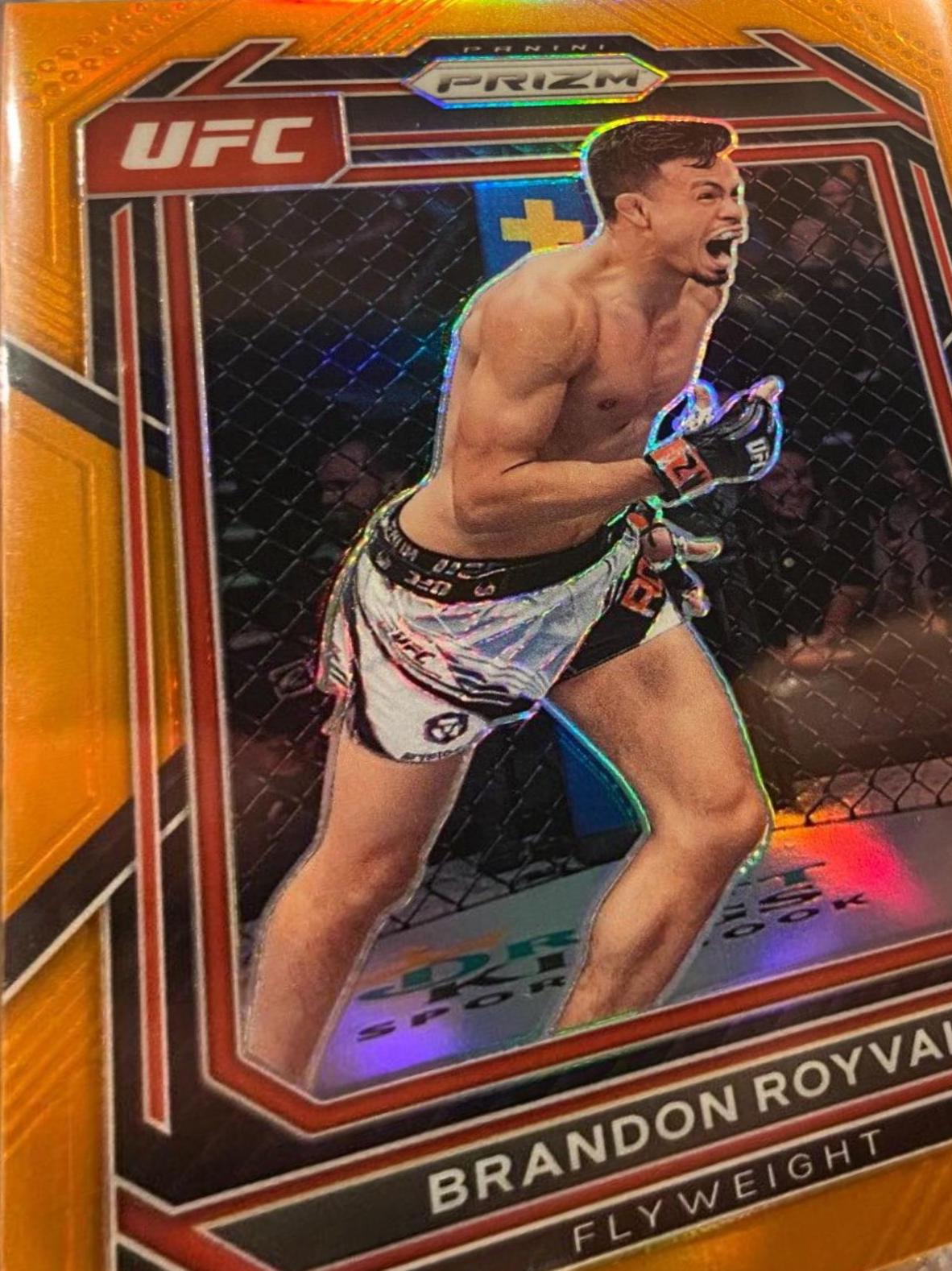 Brandon Royval 2023 Panini Prizm UFC Base #133 Orange