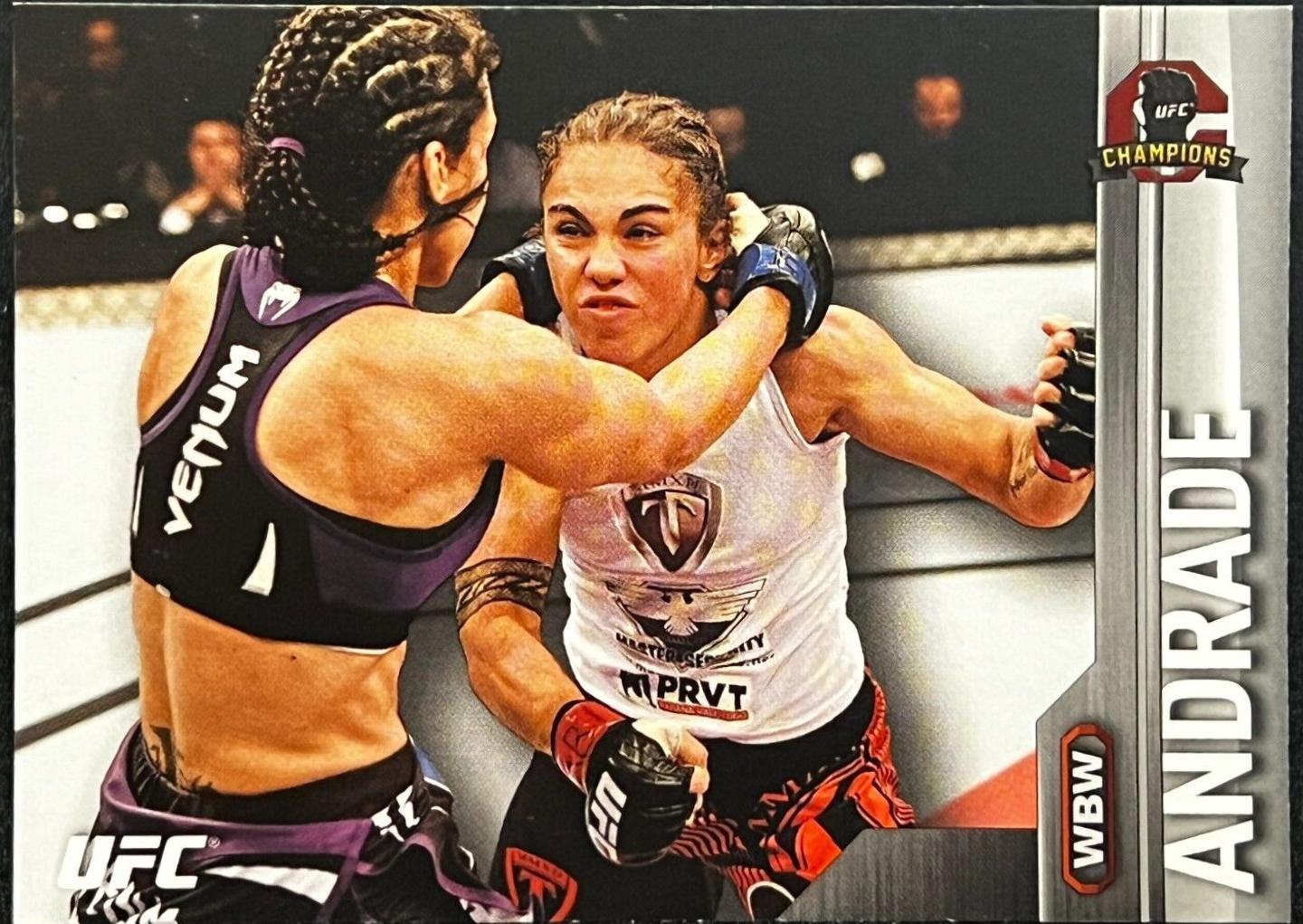 Jessica Andrade 2015 Topps UFC Champions Base #60 Silver